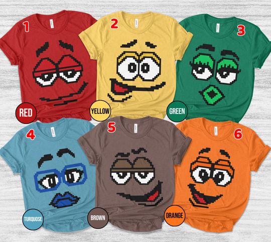Discover M&M's Halloween Costume Shirt/M And M Matching Family Shirt