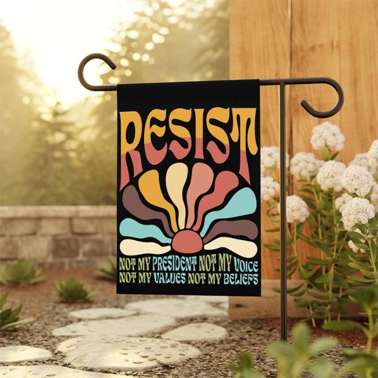 Discover Resist Garden Flags, Statue of Liberty Resist Garden Flags