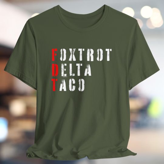 Discover Anti-Trump Shirt, Foxtrot Delta Taco Protest Tee, Funny Political