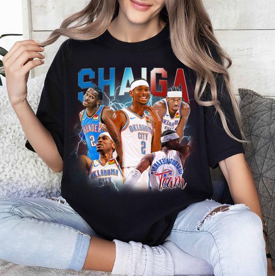 Discover Shai Gilgeous-Alexander Shirt, Oklahoma City T-Shirt, Basketball Fan Tee, Vintage Graphic Tee