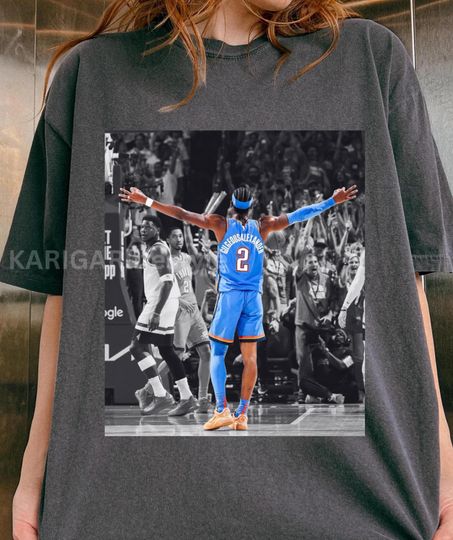 Discover Vintage Shai Gilgeous-Alexander 90s Style Shirt, Gift for Fans