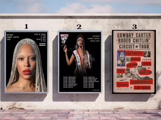 Discover Beyoncé Cowboy Carter Tour 2025 Poster