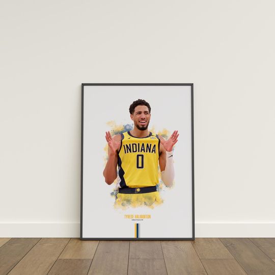Discover Tyrese Haliburton Poster, Basketball Poster, Poster, Sports Poster
