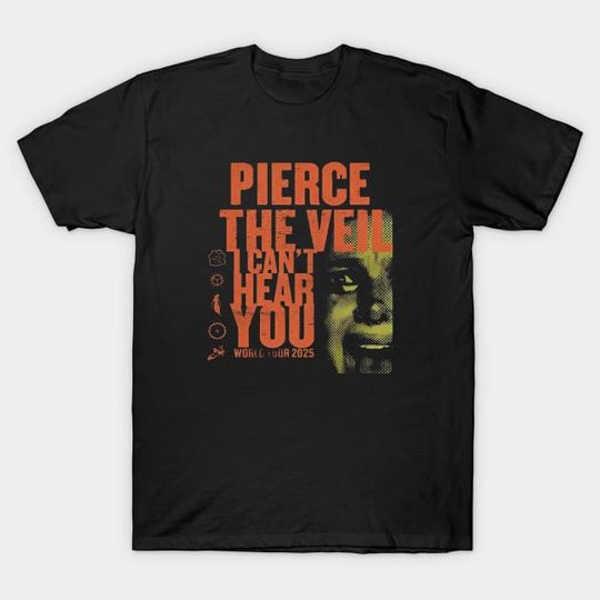 Discover Pierce The Veil I Can't Hear You Tour 2025 - Tour 2025 - T-Shirt