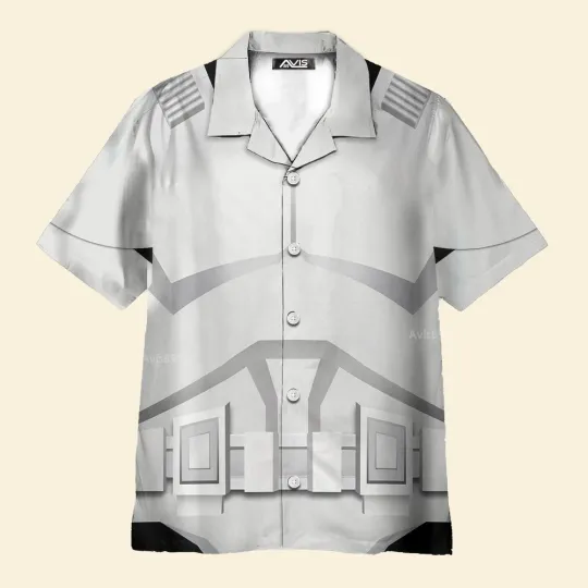 Discover SW Stormtrooper Cosplay Hawaiian Shirt