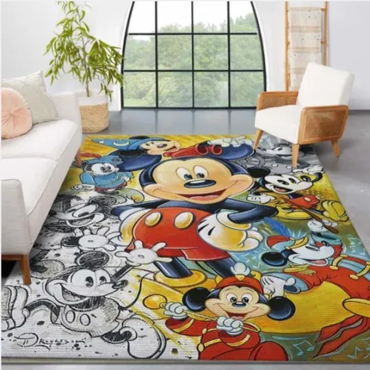 Discover Mickeyy mouse Area Rug Disneyyy Floor Decor The Decor