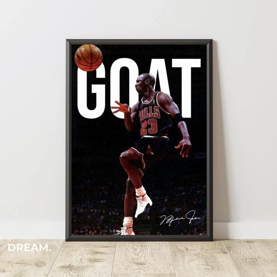 Discover Michael Jordan GOAT Poster
