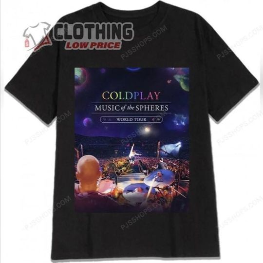 Discover Coldplay World Tour Shirt Music of the Spheres 2025