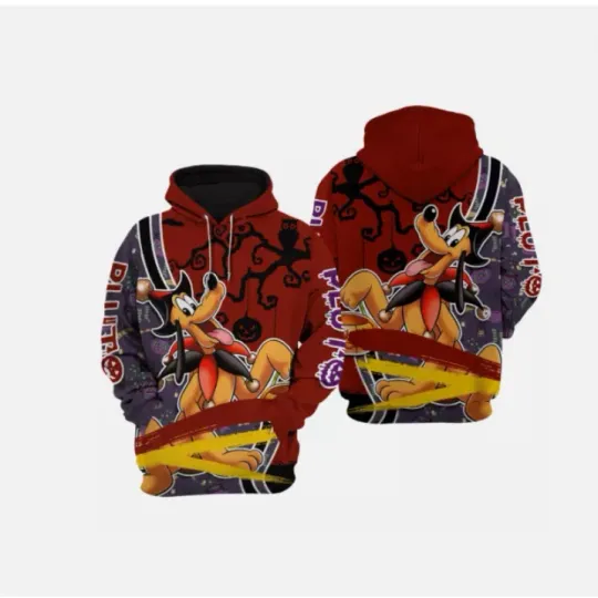 Discover plutoo Dog Inspired Halloween Vibes Spooky Season 3D HOODIE HALLOWEEN GIFT