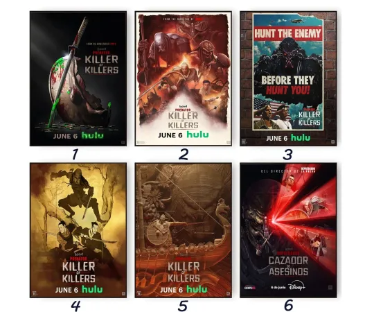 Discover Predator: Killer of Killer Poster – 2025 Alien Thriller Movie Wall Art