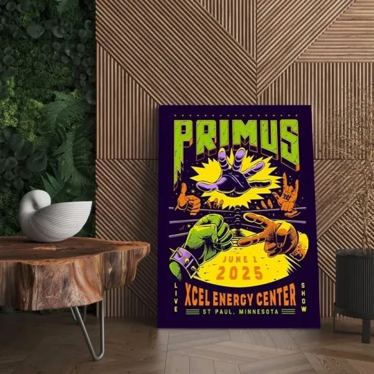 Discover Primus Xcel Energy Center St. Paul MN June 1st 2025 Poster