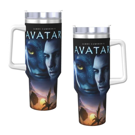 Discover Stainless Steel Tumbler Movie Avatars The Way Of Water Tumblers 40 oz With Handle
