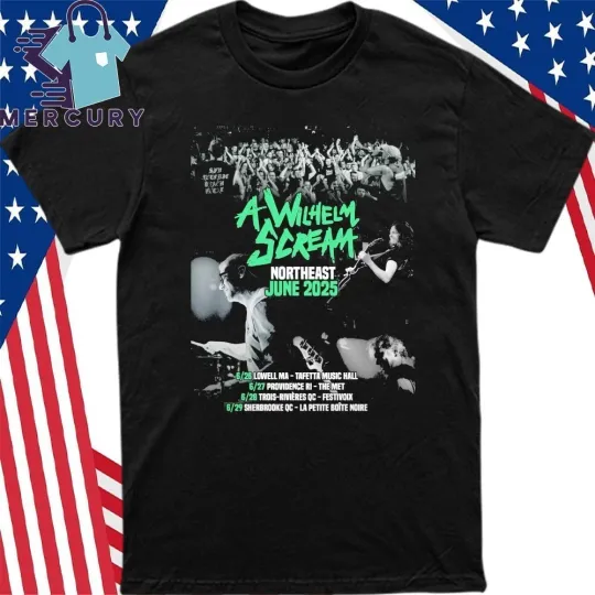 Discover A Wilhelm Scream Band Poster Northeast June 2025 Schedule Tour shirt
