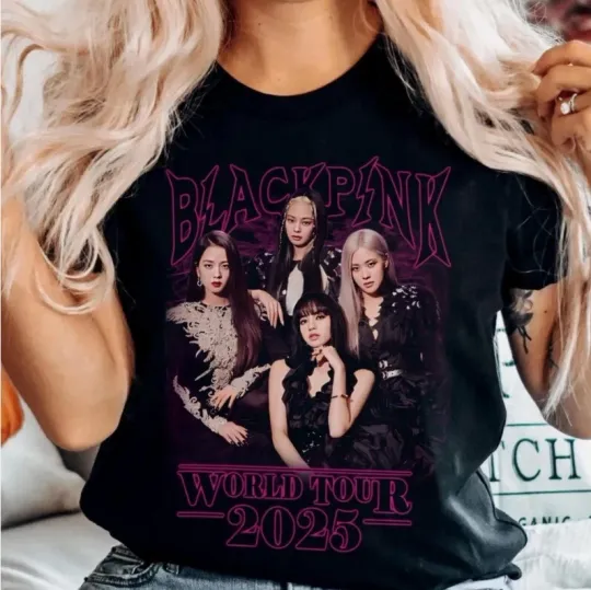 Discover Blackpink World Tour 2025 T-shirt