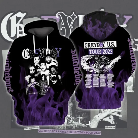 Discover Grey Tour Day Tour 2023 3D Hoodie,Concert Tour Shirt, Grey Tour 3D Sweatshirt