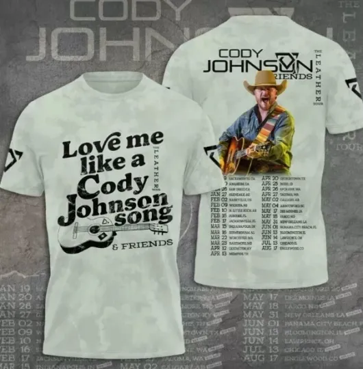 Discover Cody Johnsonn Shirt, Cody Johnsonn 3D 2025 hot shirt 3d, cute gift dad 3d