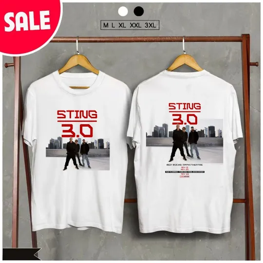 Discover The Sting 3.0 Tour May 2025 Date In Red Rocks T Shirt