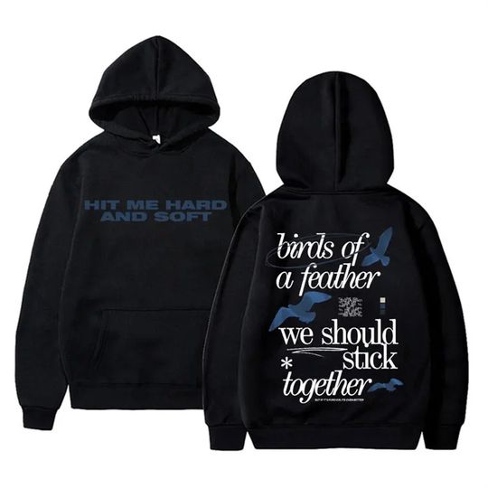 Discover 2025 New Spring Fall Men's Retro Music Hoodie