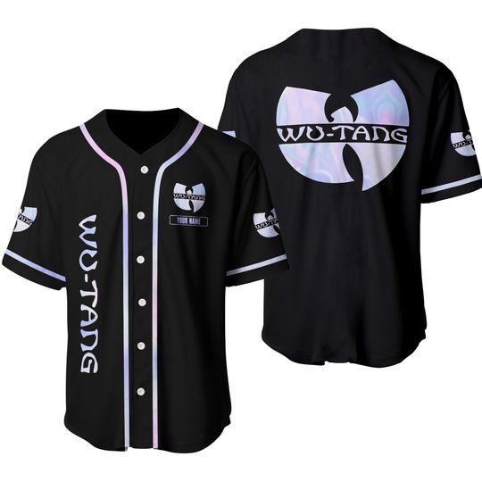 Discover Custom Name Wu-tang Clan Band Unisex 3D Print Baseball Jersey