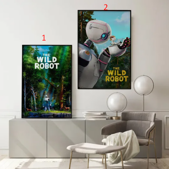 Discover Comedy Movie Posters -The Wild Robot , Wall Art Prints, Movie Posters