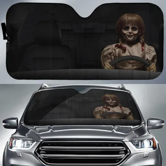 Discover Annabelle Car Sunshade, Annabelle Horror Halloween Car Sunshade