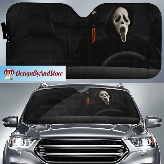 Discover Ghostface Car SunShade, Ghostface Auto Sunshade