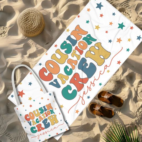 Discover Personalized Cousin Beach Towel