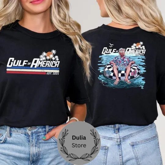 Discover Trump Gulf of America Shirt, Trump Chillin' at the Gulf of America