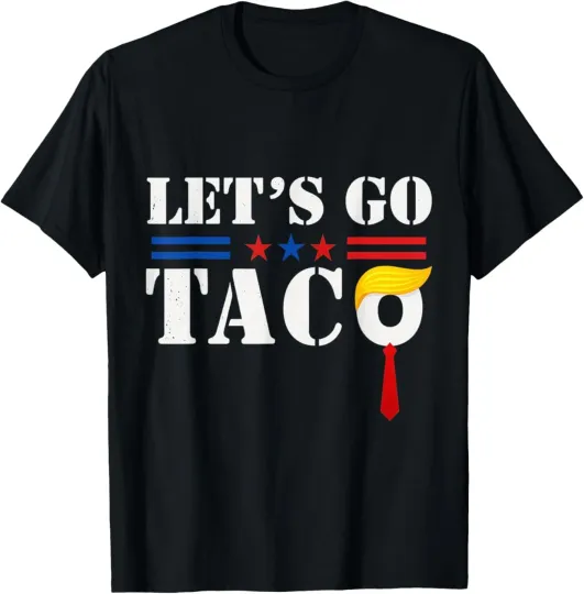 Discover Let's Go Taco US Flag T-Shirt
