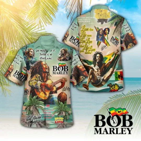 Discover Bob Marley 3D Hawaii Shirt – LH1168