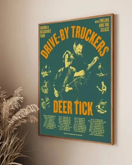 Discover Drive-By Truckers Tour 2025 Poster