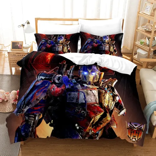 Discover Transformers Movies Print Full Bedding Set (4pcs)
