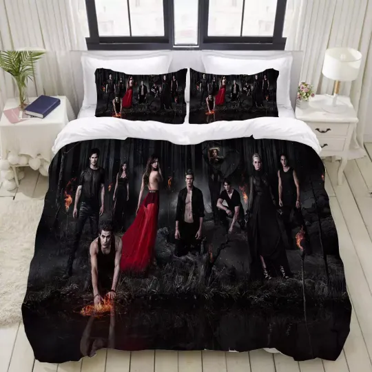 Discover The Vampire Diaries Movies Print Full Bedding Set