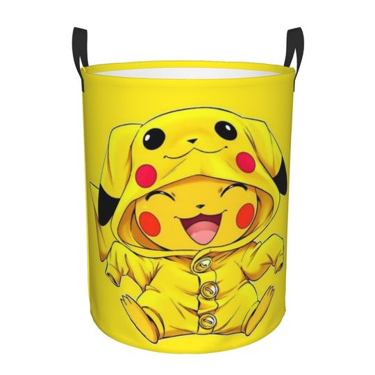 Discover P-Pikachus Flashing Laundry Basket