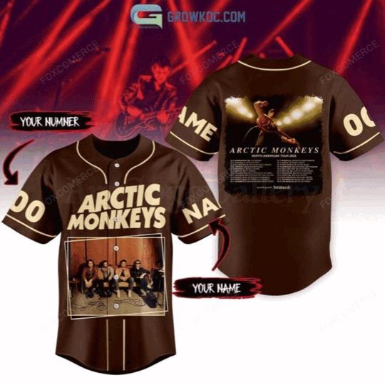 Discover Arctic Monkeys Tour North America Personalized Jersey