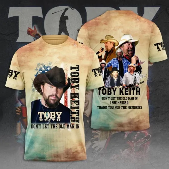 Discover Toby Keith 3D Unisex T-shirt The Memories  gift for fan LH1240