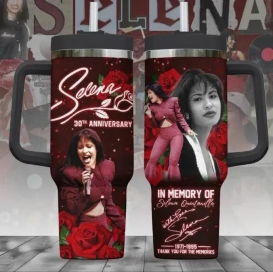 Discover 30th Anniversary Selena Quintanilla Perez 40o Tumbler