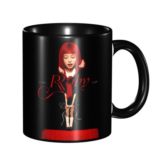 Discover Jennie Ruby 2025 New Album Mugs Kawaii Tea Cup