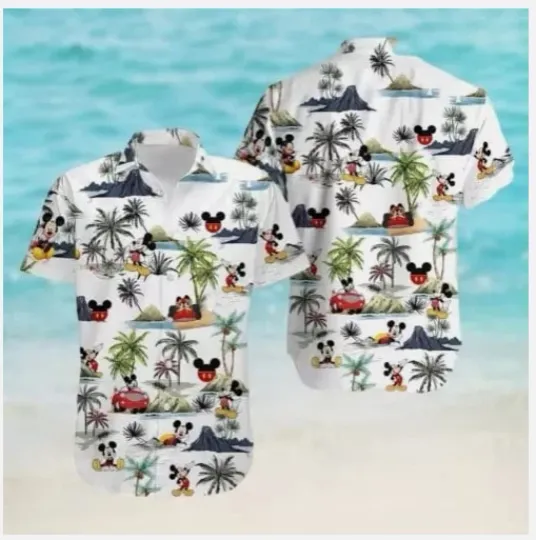 Discover Mickeyy Hawaiian Shirt Button Down Unisex