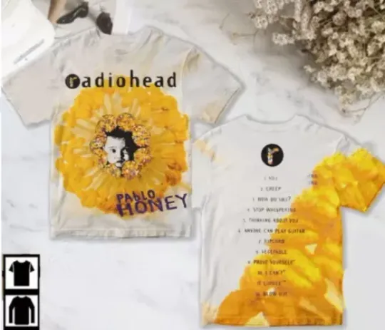 Discover Radiohead Pablo Honey Album Cover AOP 3D T-shirt