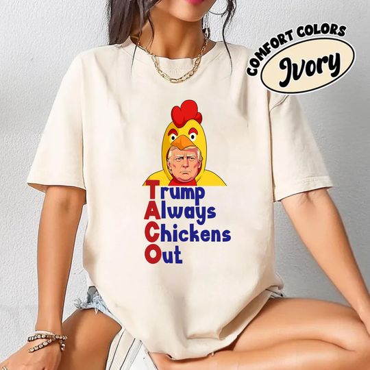 Discover Comfort Colors Trump Taco Trade T-Shirt, Let's Go Taco Shirt, Funny Humor Tee