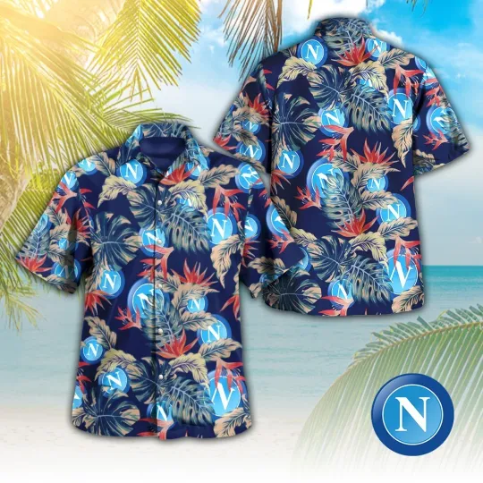 Discover S.S.C. Napolis 3D Hawaiian Shirt