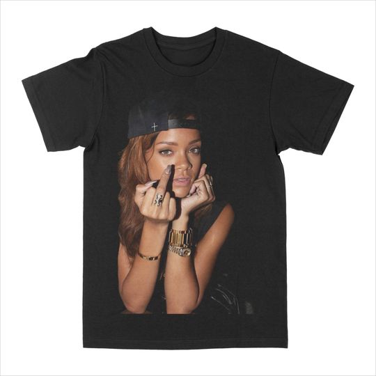Discover 2025Rihanna Flipping It Graphic Patterned 3D T-shirt