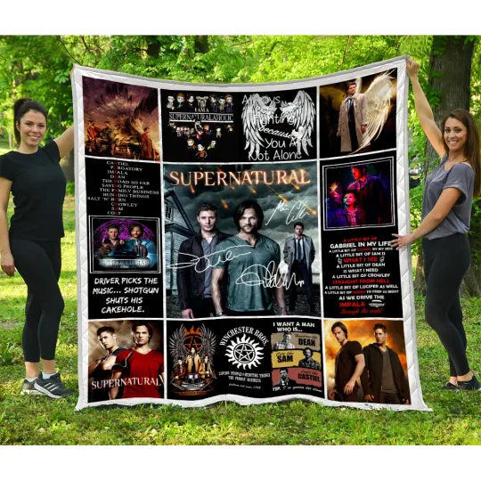 Discover Supernatural Quilts, Supernatural TV series Blanket Soft and Cozy Gifts