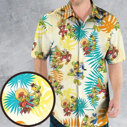 Discover Tropical The Three Caballeros Hawaiian Shirt