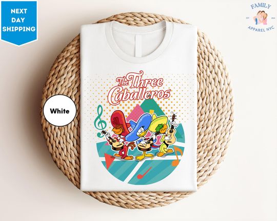 Discover Disneyyy The Three Caballeros T-Shirt, Magicc Kingdom Tee
