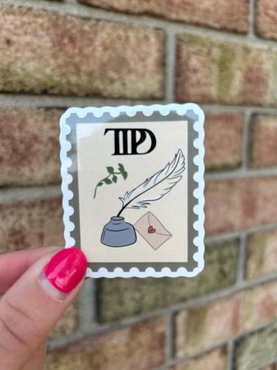 Discover TTPD Album Stamp- Vinyl Sticker