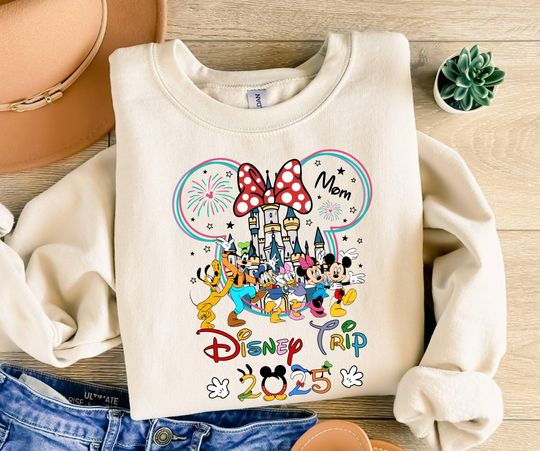 Discover Custom Disneyyy Trip 2025 Sweatshirt,Disneyyy Family Matching Trip Sweatshirt