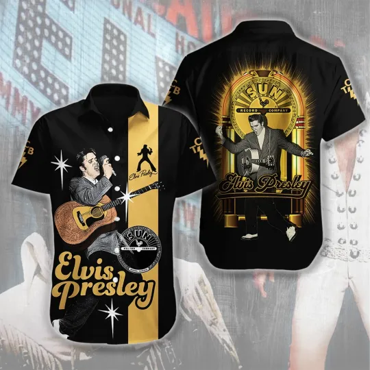 Discover Elvis Presley Short Sleeve Dress  hawaiian shirt