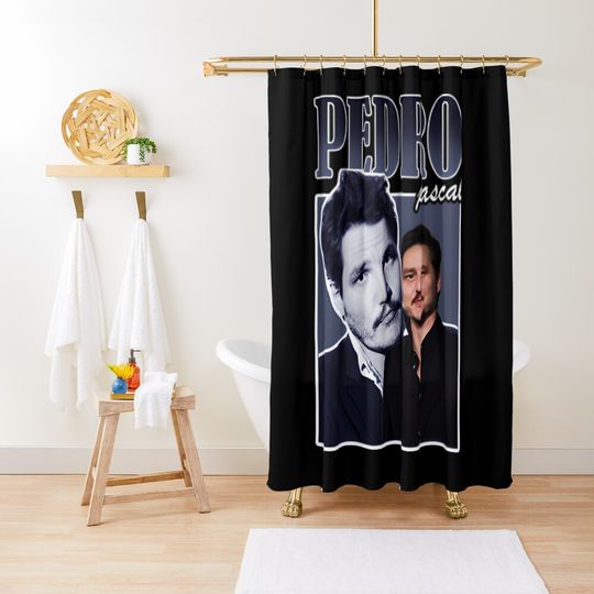 Discover Pedro Pascal Shower Curtain